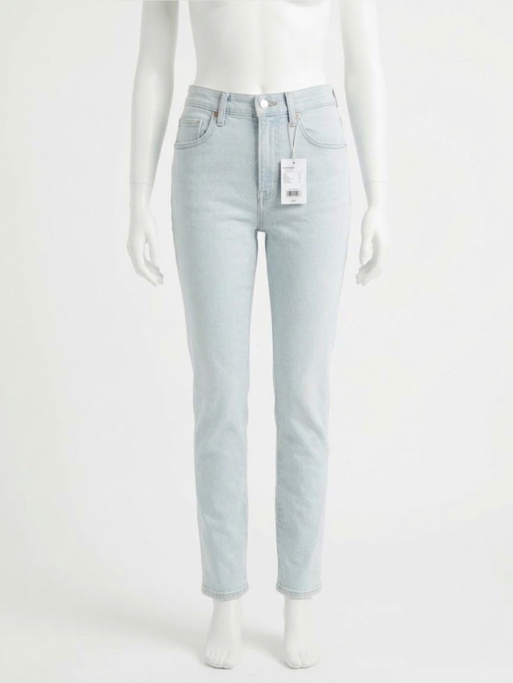 Joe's Jeans High-Rise Pale Blue Slim Straight Jeans